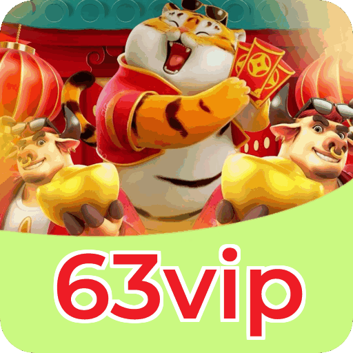 Números do app 63vip em material de marketing — ilustração, não auditoria